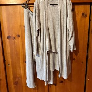 Cuddl Duds Women's Gray PJ Set